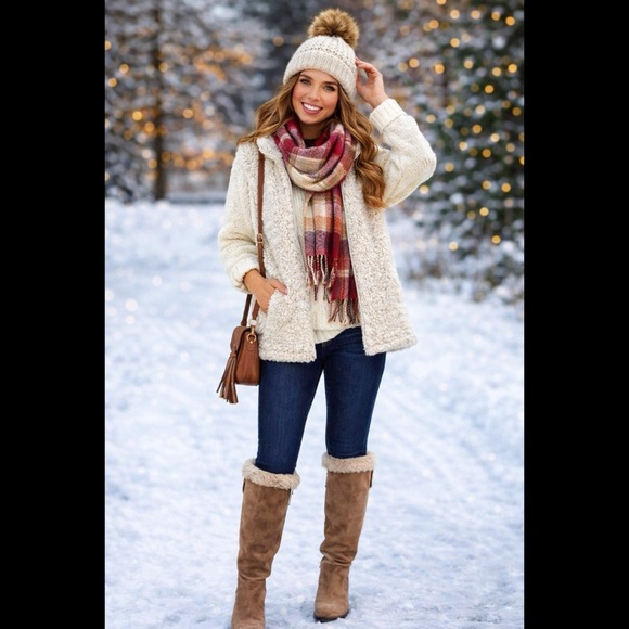 Maurices Jackets & Blazers - MAURICES Grey Soft Sherpa Fuzzy Vest